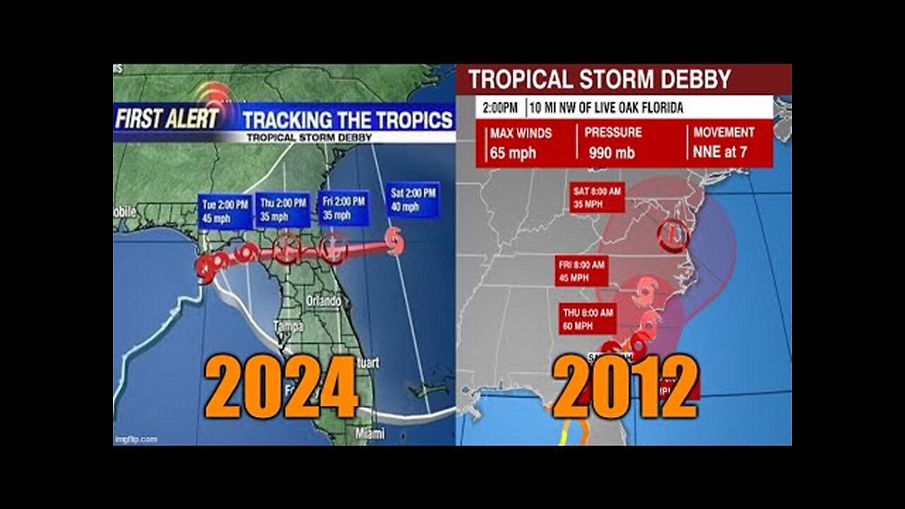 SMHP: Holy DÉJÀ VU NEO! Two Debby Floods 12 Years Apart!