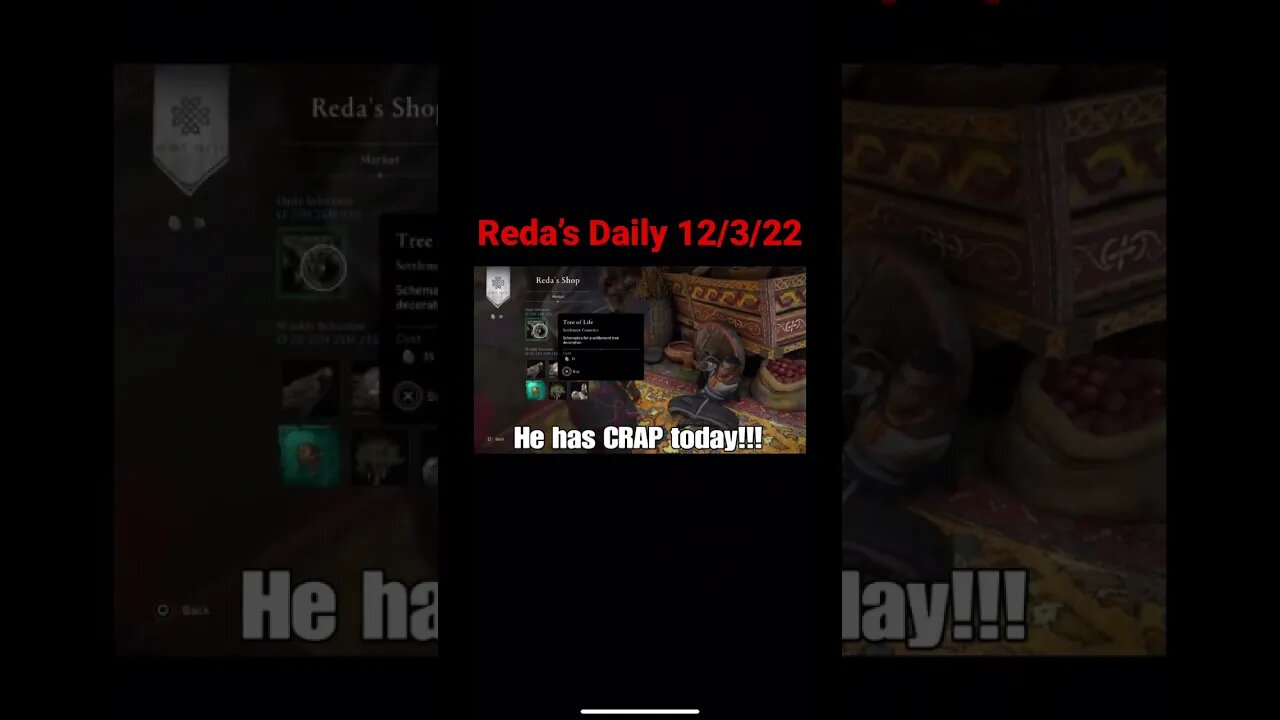 Reda’s Daily 12/3/22