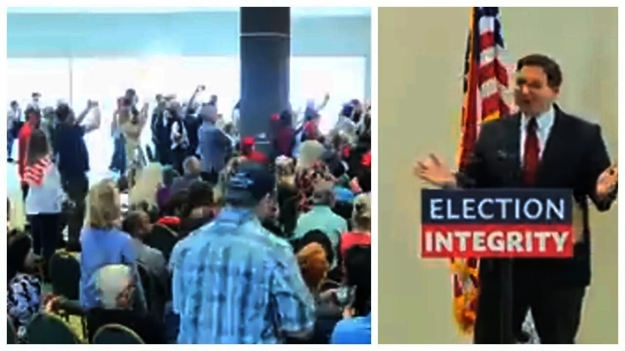 THE BRANDON ADMINISTRATION: Ron Desantis Leads Crowd in Let's Go Brandon Chant at Florida Speech!..