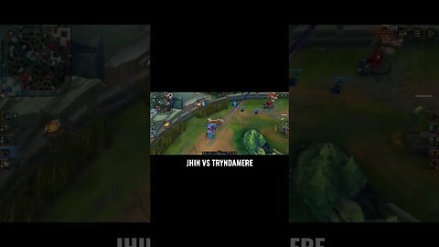 JHIN vs tryndamere #shorts #wildrift #rankpush #jhin #tryndamere #lol #youtube #algorithm