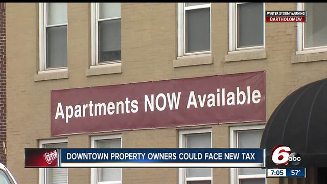 Property owners in downtown Indianapolis could face new tax