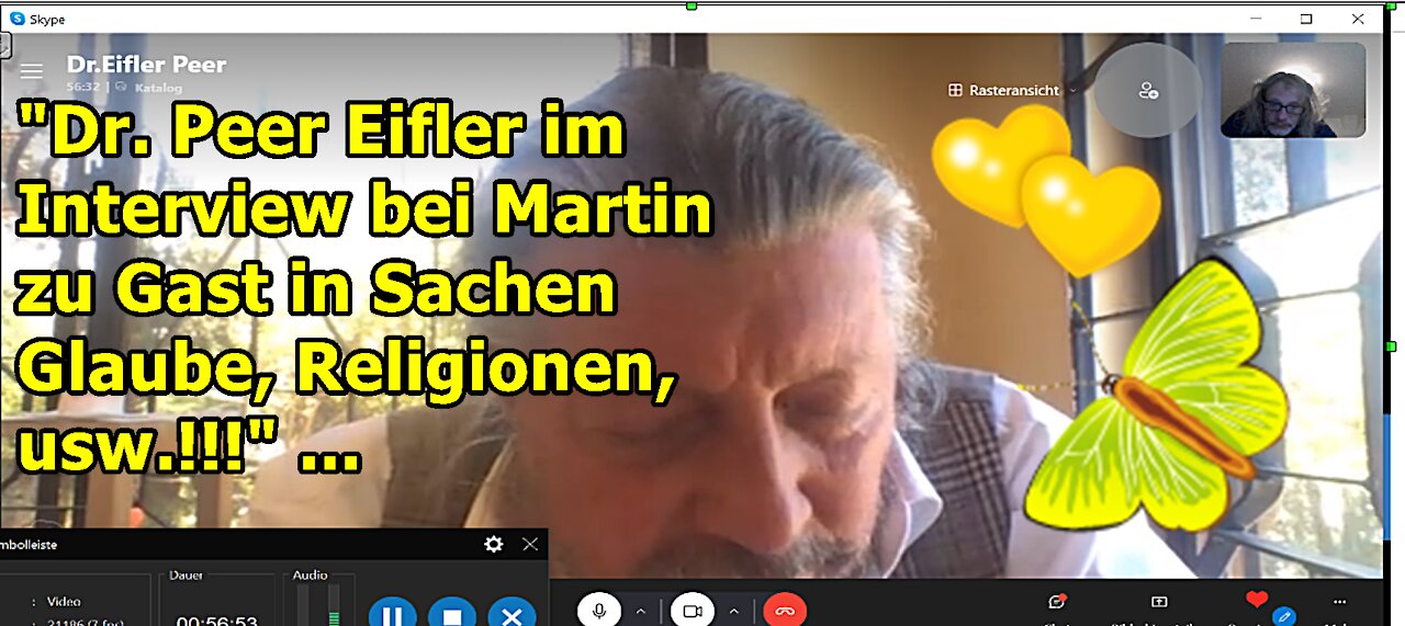 „Dr. Peer Eifler im Interview bei Martin zu Gast in Sachen Glaube, Religionen, usw.!!!" ...