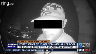 "Solar panel stranger" gives senior a scare