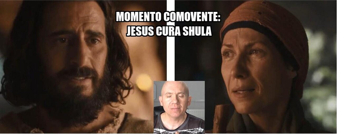 Momento comovente da terceira temporada do programa de TV Chosen - Jesus cura Shula