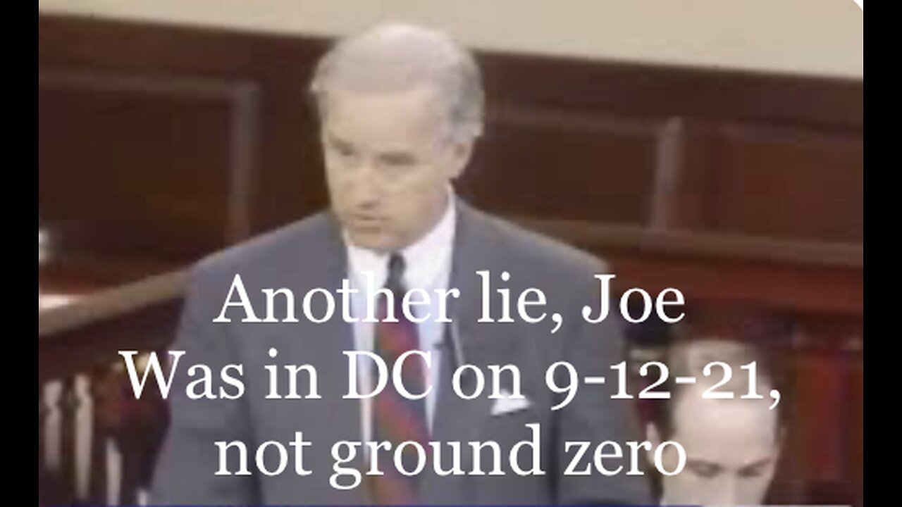 And joe just can’t stop lying, now about 9-11