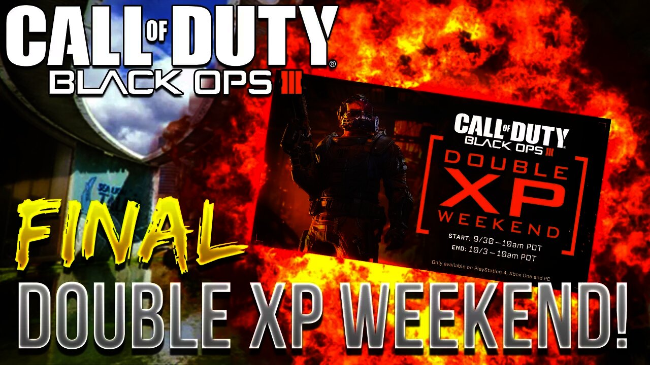 FINAL DOUBLE XP WEEKEND on BLACK OPS 3! - Destroying Noobs In FFA!