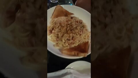 Special Dinner Pasta Carbonara at the Club