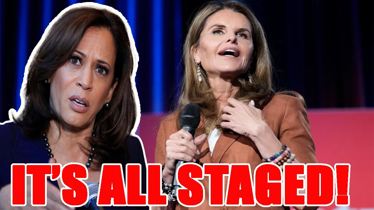 Maria Shriver CONFIRMS Kamala Town Hall is STAGED as she SHUTS DOWN voter!