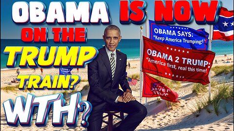 Obama Is Now On The Trump Train? WTH? MAGA? That's Awesome! Now we're talking! Landslide Baby!