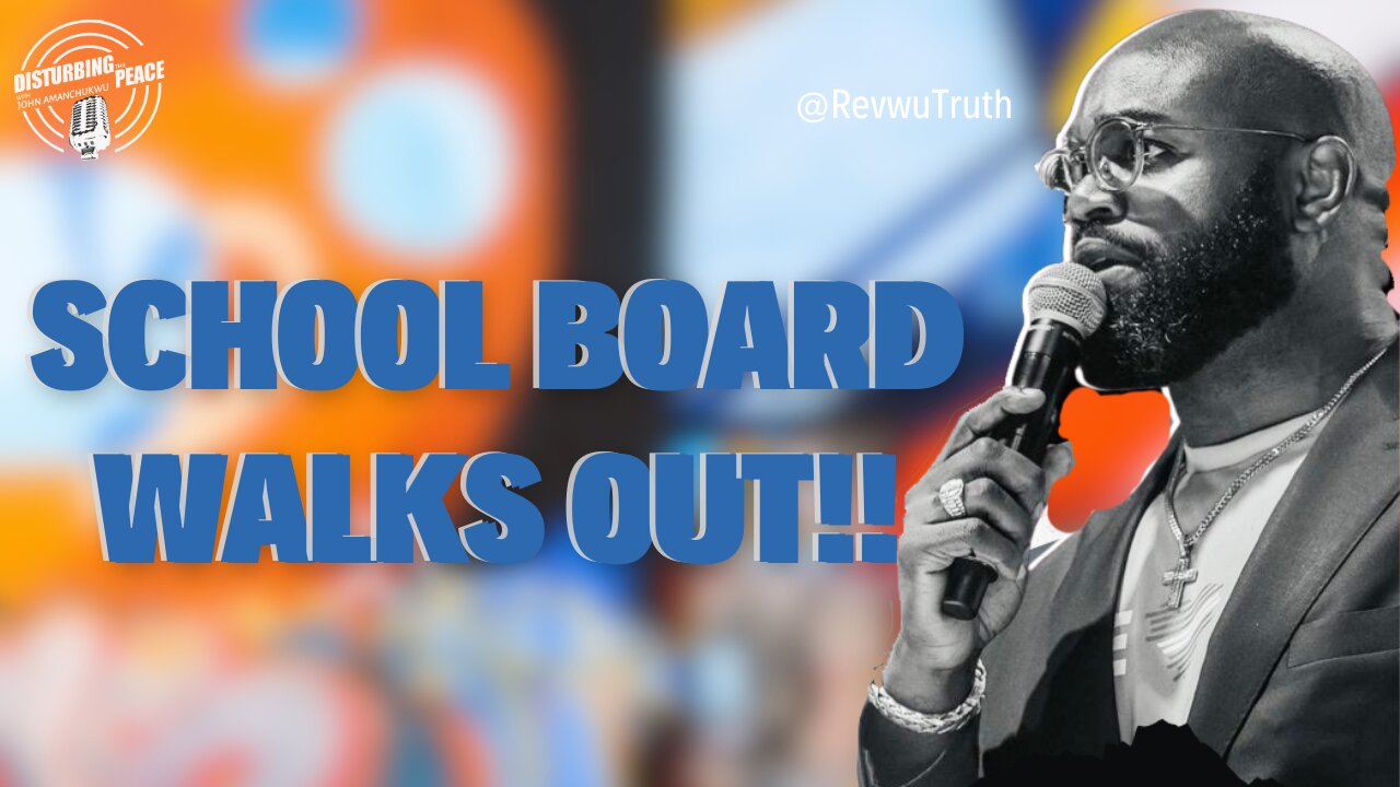 School Board Confronted and WALKS OUT!!