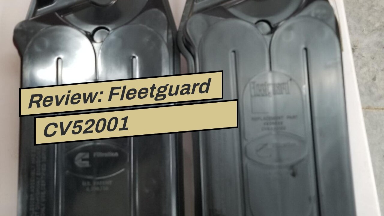 Review: Fleetguard CV52001 Crankcase Filter