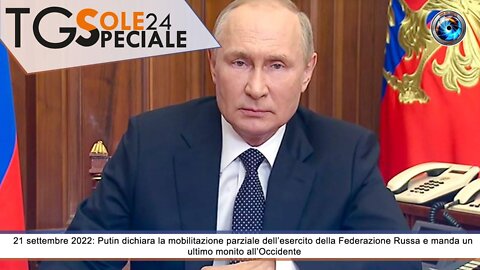 Putin dichiara la mobilitazione parziale dell’esercito