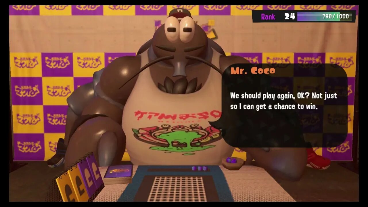 Splatoon 3 - Tableturf Battle - Opponent #7: Mr. Coco (Part 1)