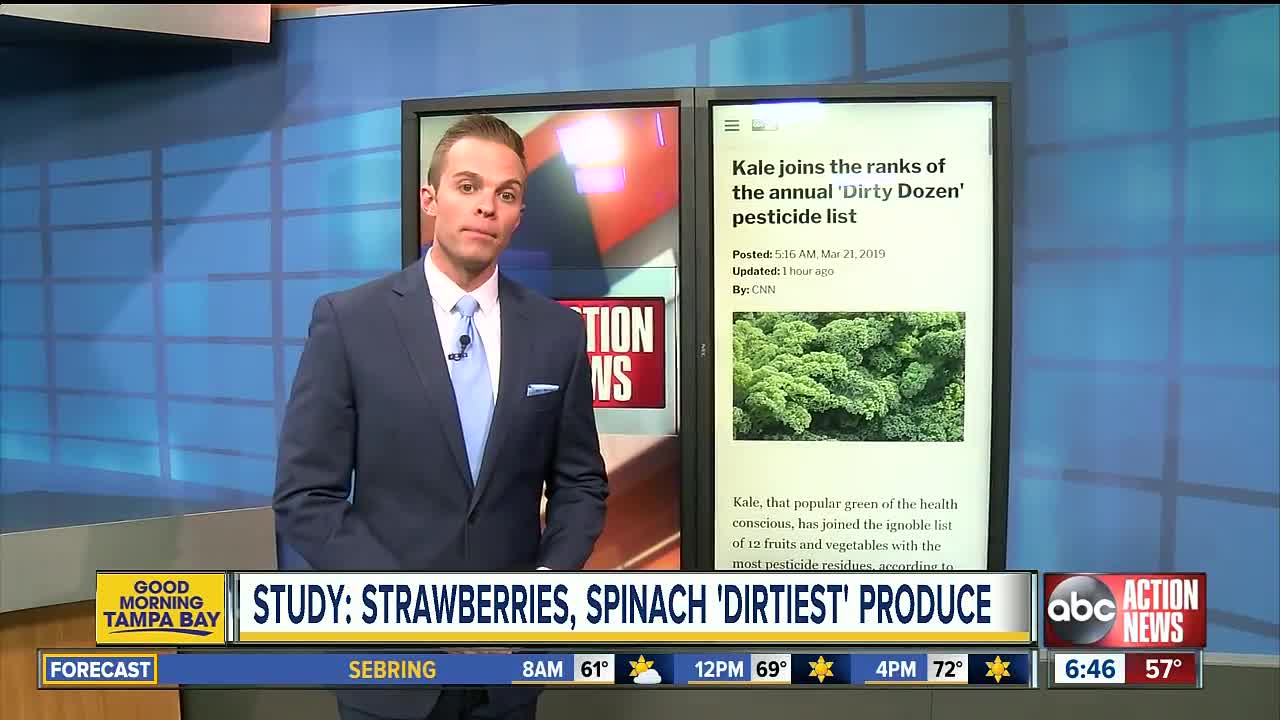 Kale joins the ranks of the annual 'Dirty Dozen' pesticide list