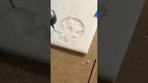 Carving with my FoxAlien Masuter 4040 #cnc #carving #greenlantern