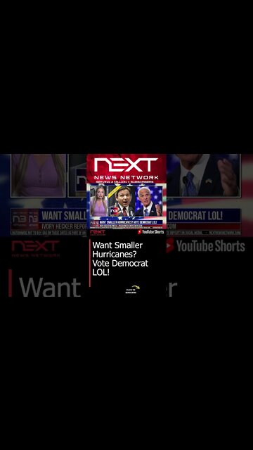 Want Smaller Hurricanes? Vote Democrat LOL! #shorts