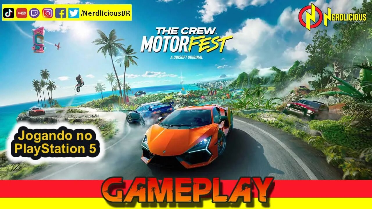 🎮 GAMEPLAY! Jogamos THE CREW MOTORFEST no PS5 e ele está incrível! Confira a nossa Gameplay!