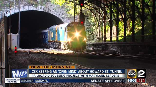 CSX keeping an open mind about expanding Howard Street Tunnel