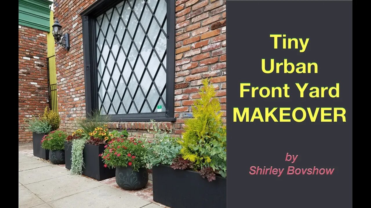 TINY, URBAN FRONT YARD GARDEN MAKEOVER