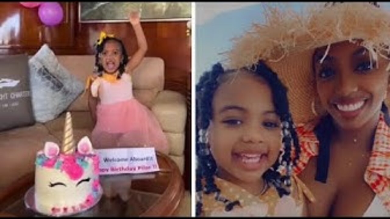 Porsha Williams Celebrates Her Daughter Pillar jhena Birthday Party on a Boat