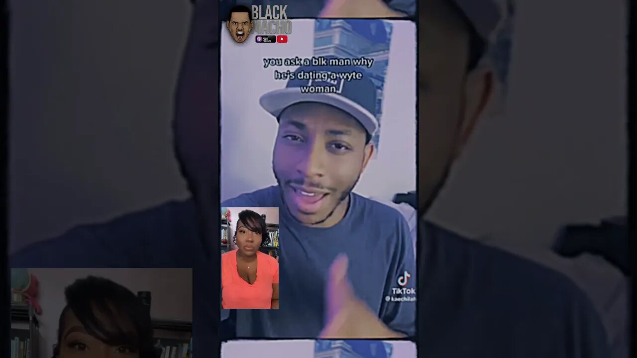 Blk Men Can’t Give A Good Explanation For Why They Date White Women @KaechiLah