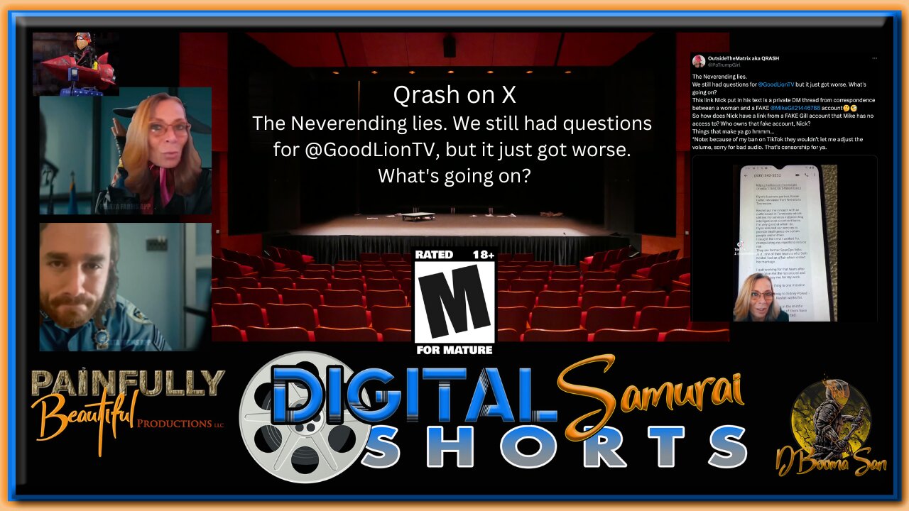 DSS | Qrash on X: The Neverending lies. We still had questions for @GoodLionTV but it just got worse. What’s going on?