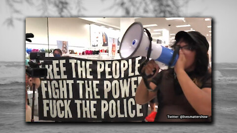 Black Lives Matter Protesters in Target