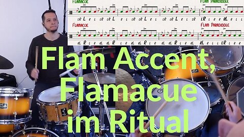 Lesson 7: FlamAccent, Flamacue im Ritual von A.Dawson @mireksdroom