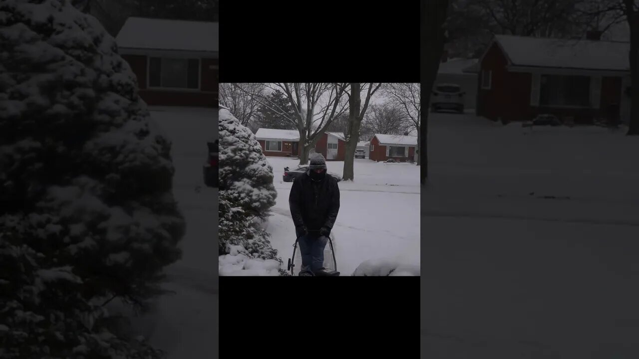 Man Vs Snow