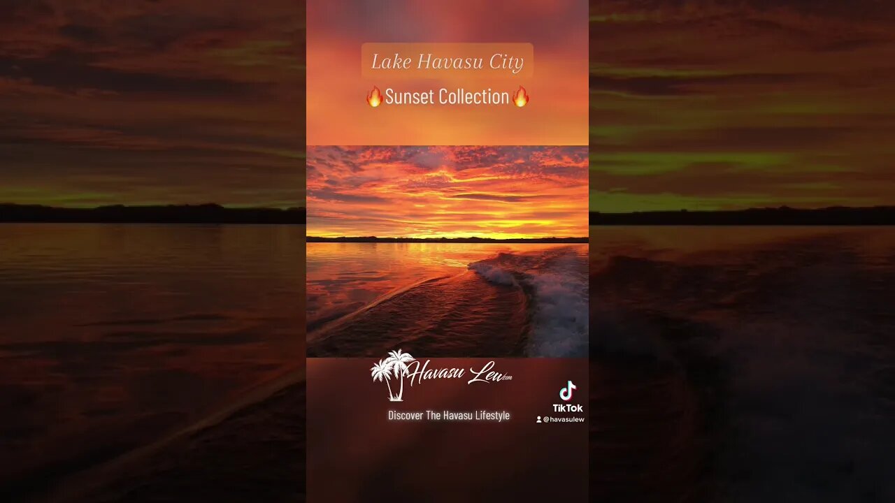 Lake Havasu Sunset Collection - 🔥Pure FIRE🔥