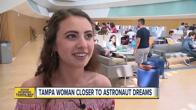 Tampa's Payton Barnwell takes giant step to her fulfilling her dream of becoming an astronaut