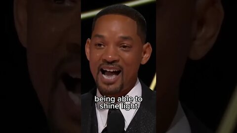 Will Smith apologizes during speech for hitting Chris Rock