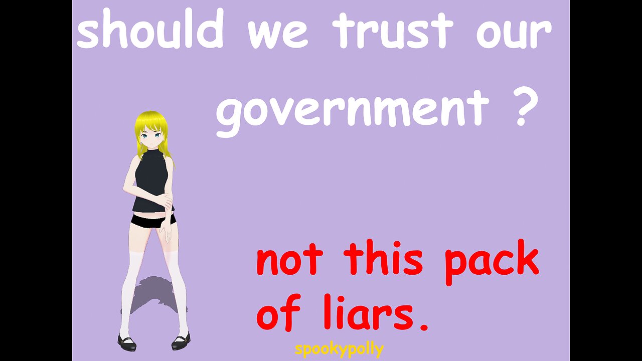 a lack of confidence in our government.