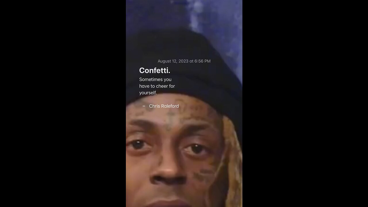 Confetti - Chris Raleford #chrisralefordmusic #chrisraleford #chrisraleford_ #grateful #selfcare