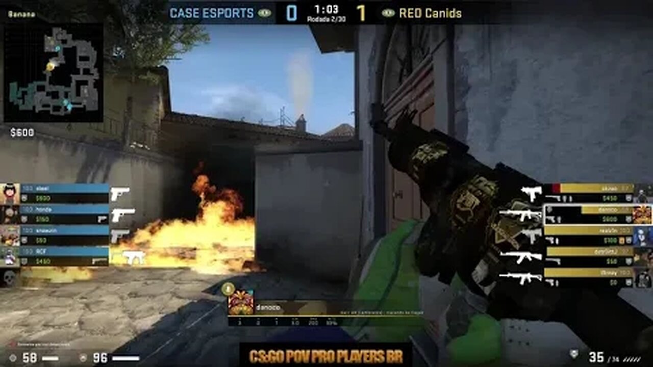 CSGO POV Red Canids danoco (24/12) vs Case (Inferno) @ Pinnacle Cup Brasil 1