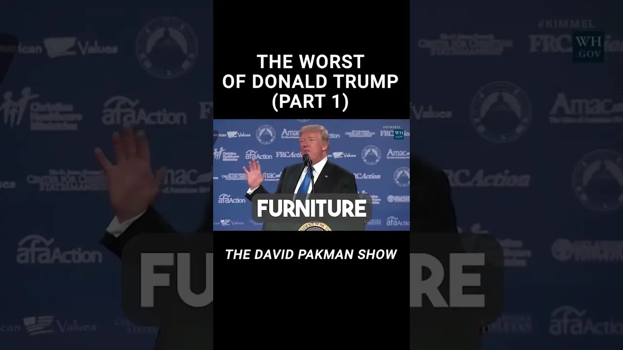 The Absolute Worst of Donald Trump (Part 1) #shorts