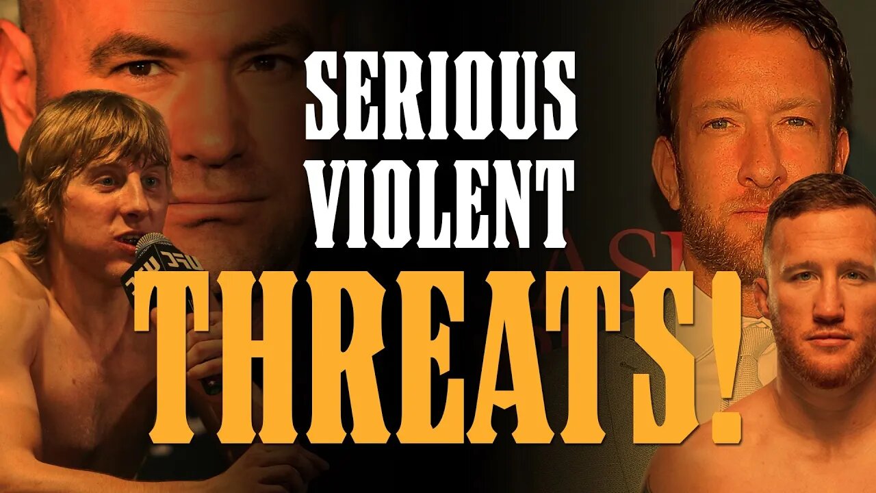 Paddy, Portnoy & Gaethje CONFLICT just ESCALATED to VIOLENT THREATS (and WORSE...)