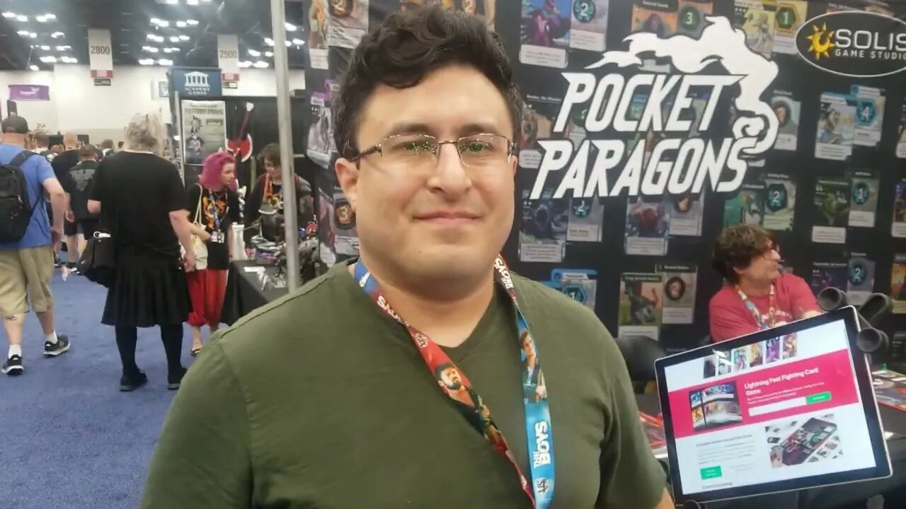 Chris Solis Interview - Solis Game Studio | Image Comics x Pocket Paragons | Space Lion | Gen Con