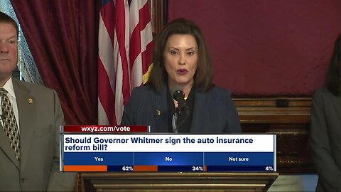 Whitmer says House bill cutting auto insurance rates doesn't meet her standards