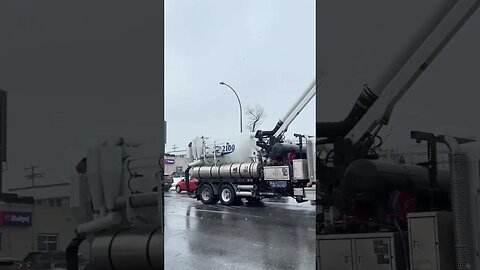 Jean Talon Road Works at the middle of the road