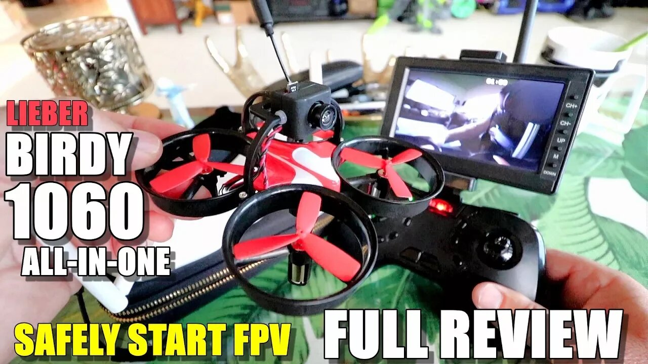 Lieber Birdy LB1060 Full Review - All in One Beginner FPV Drone - Unboxing, Flight Test, Pros & Cons