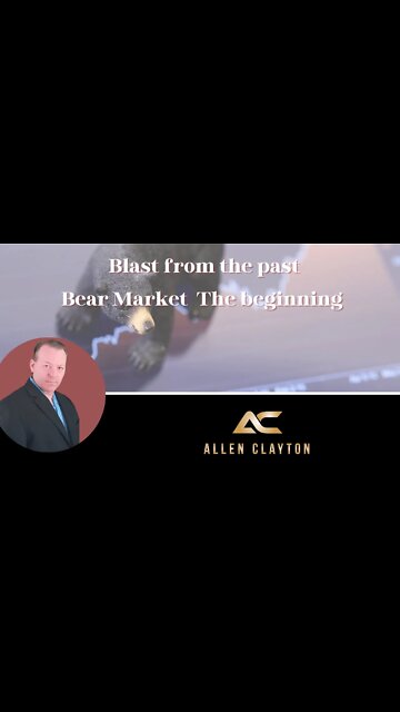 Blast From the Past The moment I predicted the Bear Market was coming out of hibernation