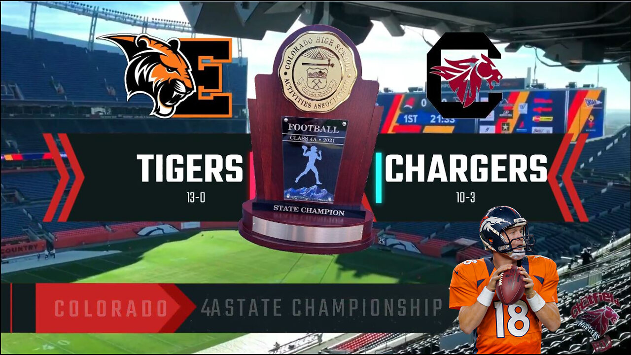 Chatfield Chargers State Championship Highlights vs Erie | featuring Peyton Manning