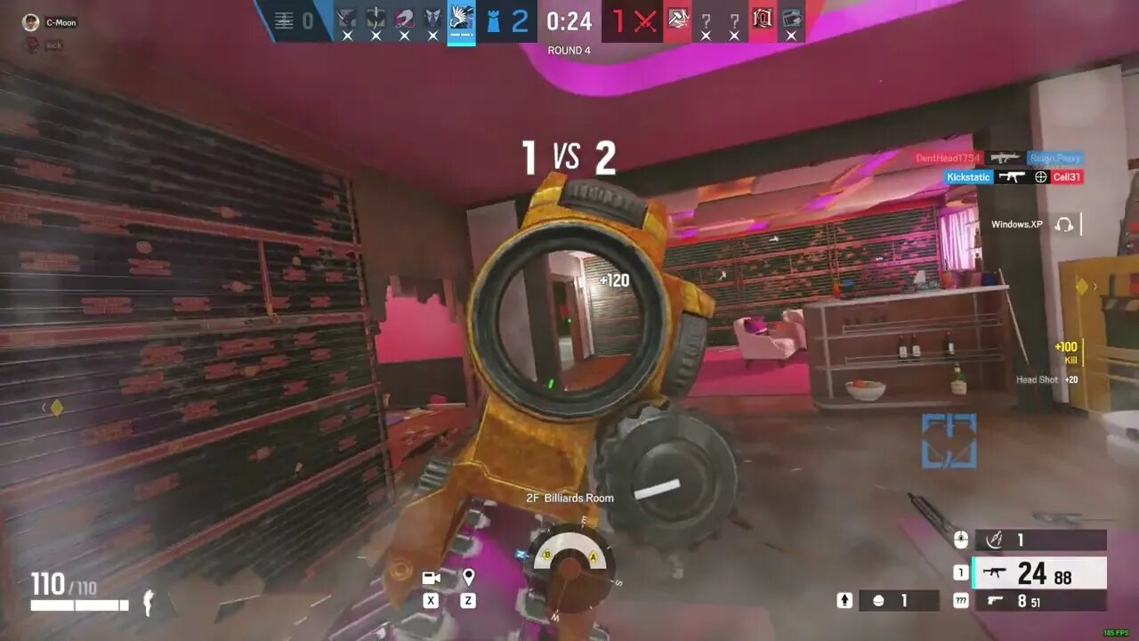1v4 in Rainbow Six Siege but the good ending :)