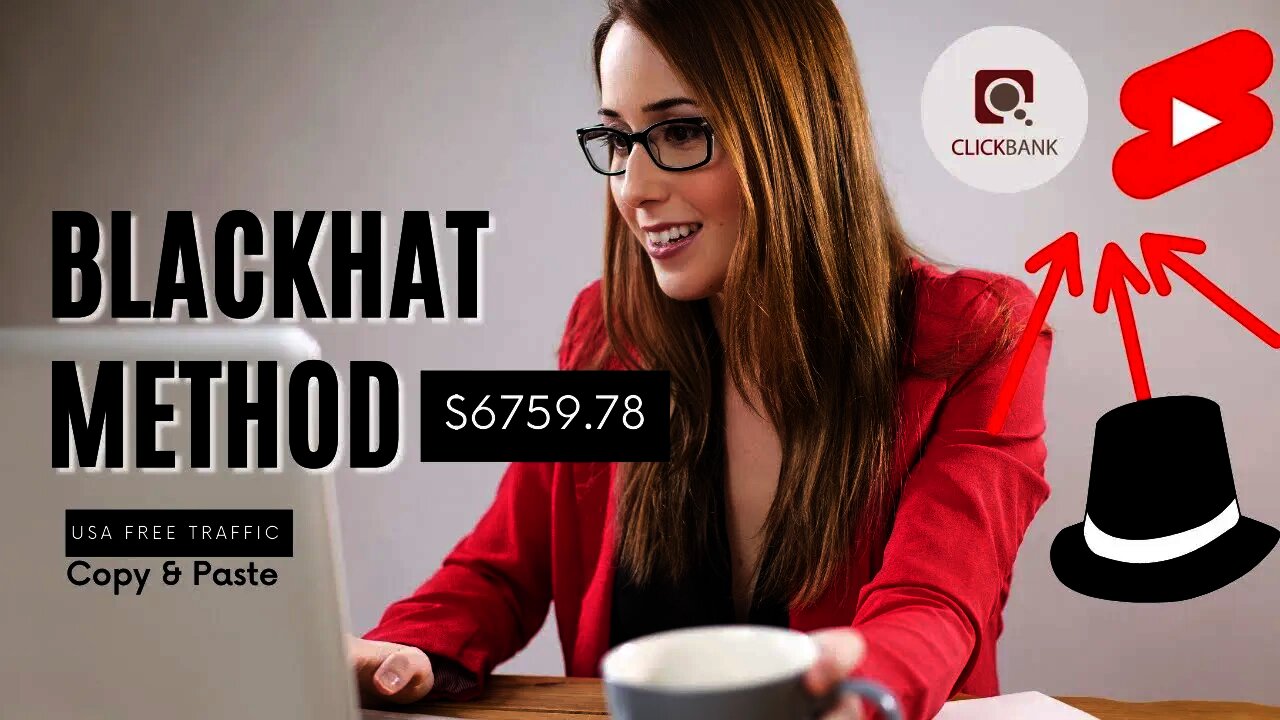 ClickBank Blackhat Method Can Earn You $6759.78, Copy Paste, USA FREE TRAFFIC, ClickBank