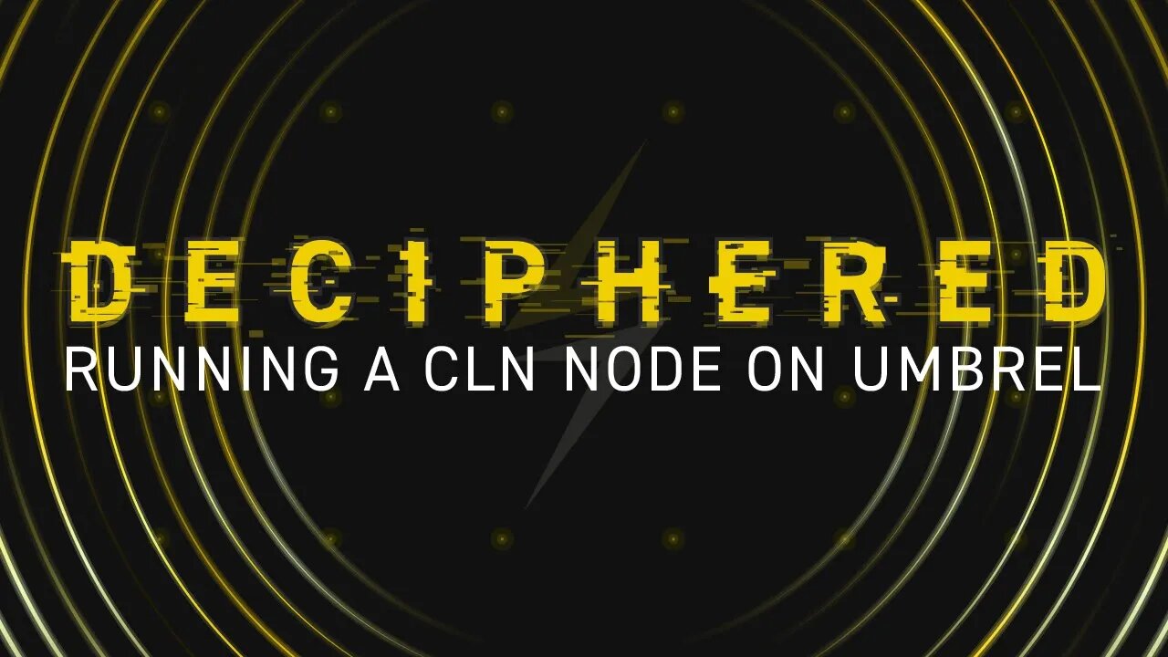 Running a CLN Node on Umbrel