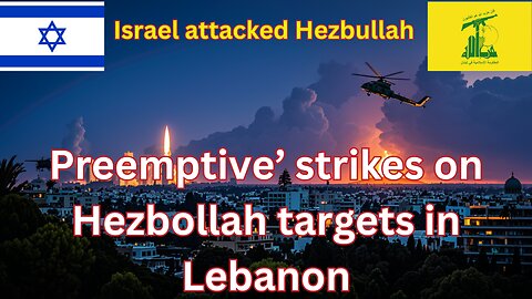 Israel says it launched ‘preemptive’ strikes on Hezbollah targets in Lebanon #israel #hezbollah