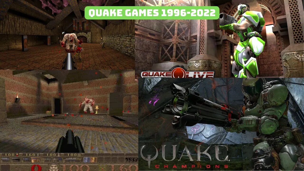 Quake Games | Evolution Of Quake | 4K 60FPS