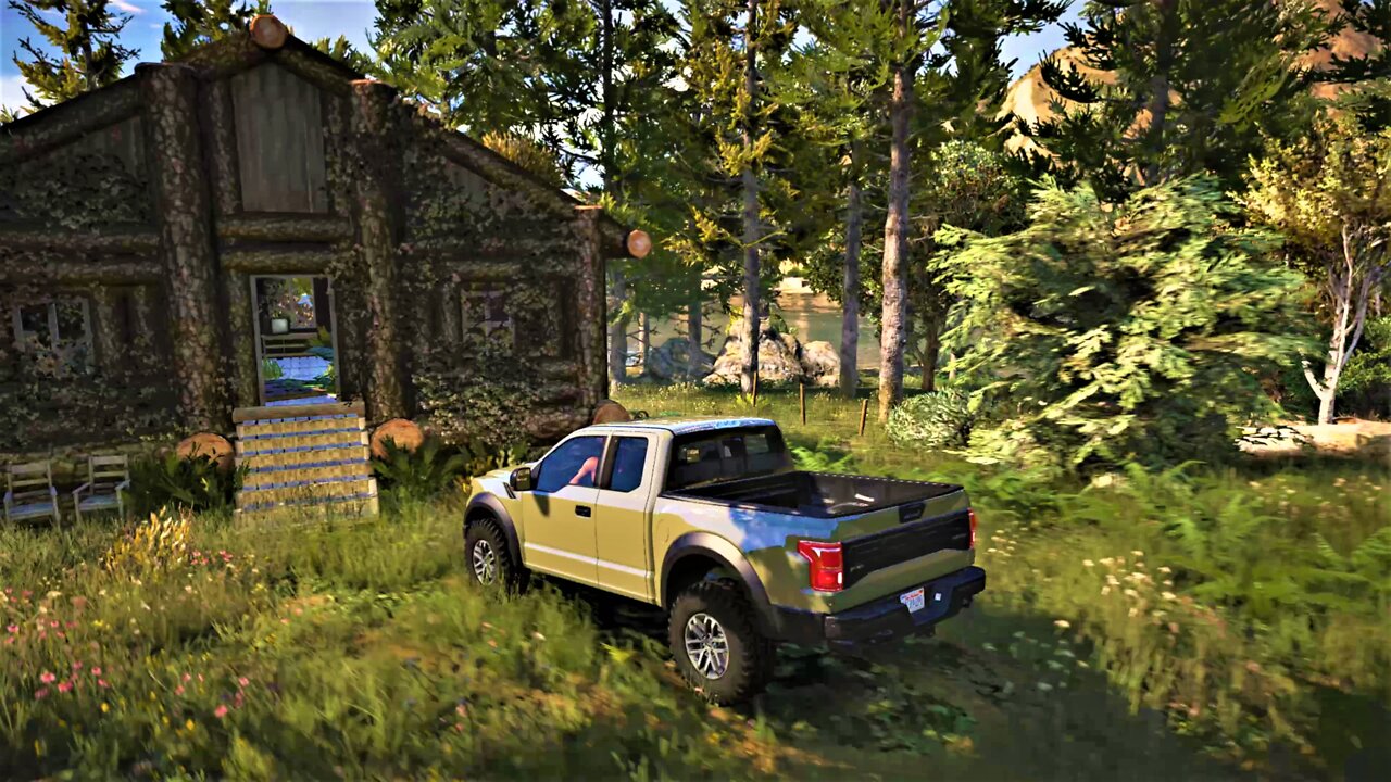 4K GTA V Gráficos Mod Floresta de Condado de Blaine + Cabana Abandonada + Luzes Aprimoradas GTX 1650