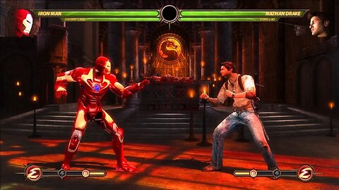 Iron Man And Van Damme MK1 Vs Nathan Drake - Mortal Kombat 9 Mod